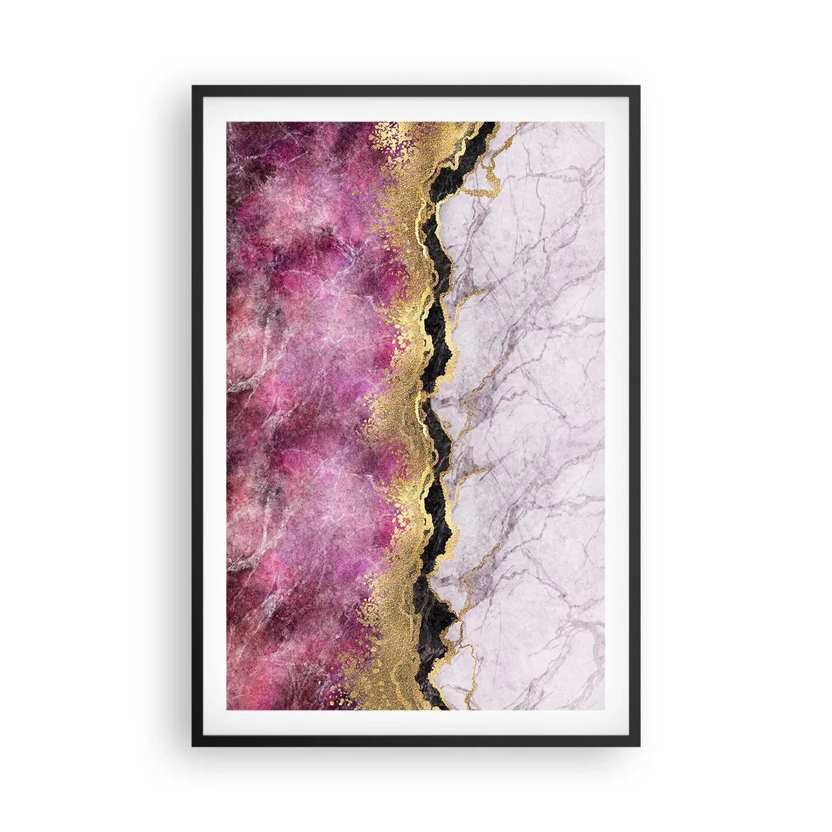 Pôster com moldura preta - Na fronteira - 61x91 cm