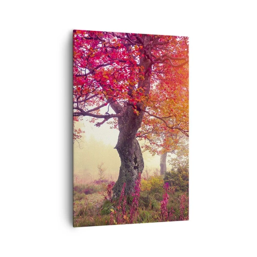 Quadro em tela - Um frenesi de florescimento - 80x120 cm