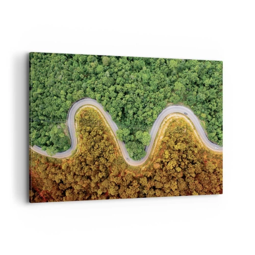 Quadro em tela - Fronteiras e descobertas - 100x70 cm