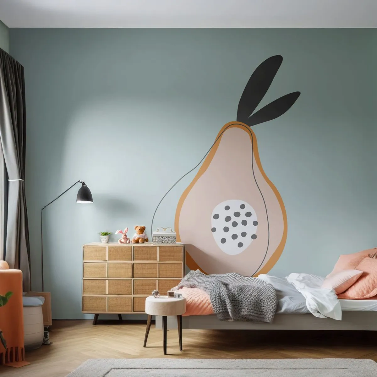 Papel de parede personalizado Premium Sand - Penetrar na natureza das coisas - Gráficos, Pera, Pedaço
