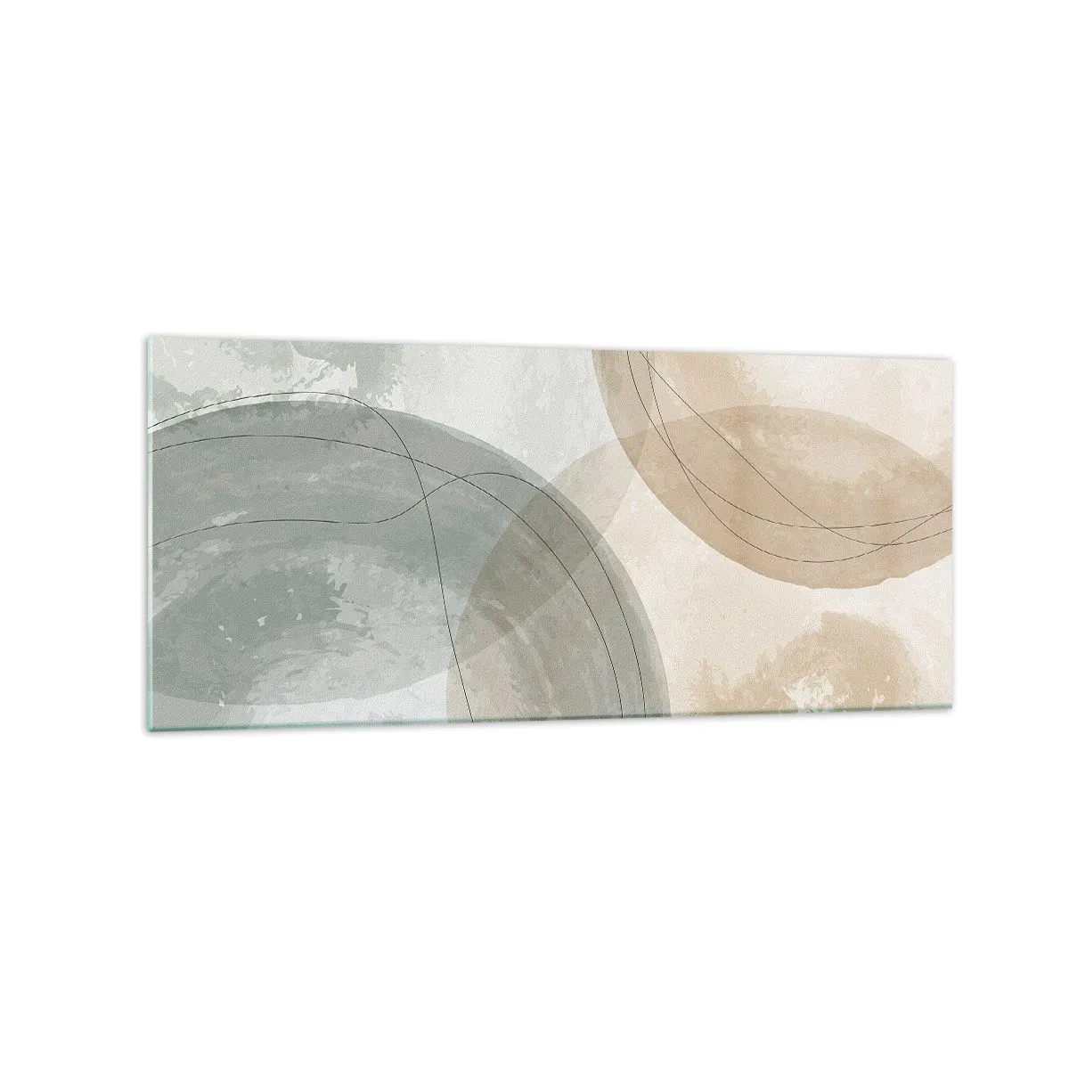 Quadro em vidro - Difusão de Mundos - 120x50 cm