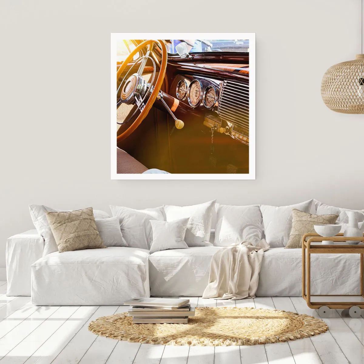 Pôster - Um sopro de luxo do passado - 50x50 cm