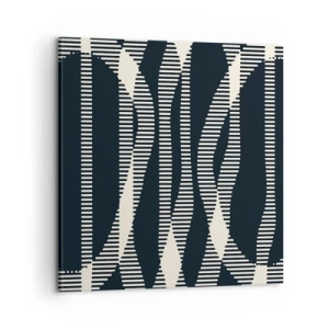 Quadro em tela - Uma tentativa de quebrar a escuridão - 60x60 cm