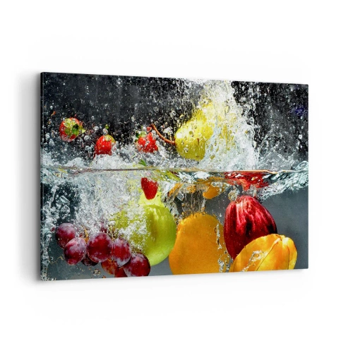 Quadro em tela - Refresco de frutas - 100x70 cm