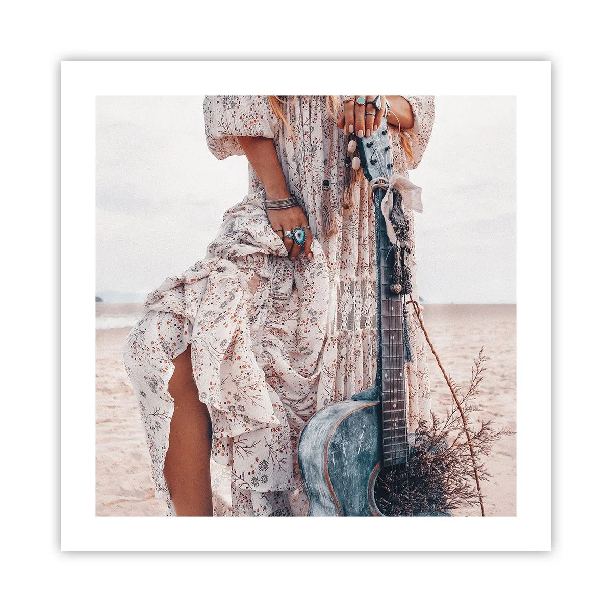 Pôster - Flores a caminho - 50x50 cm