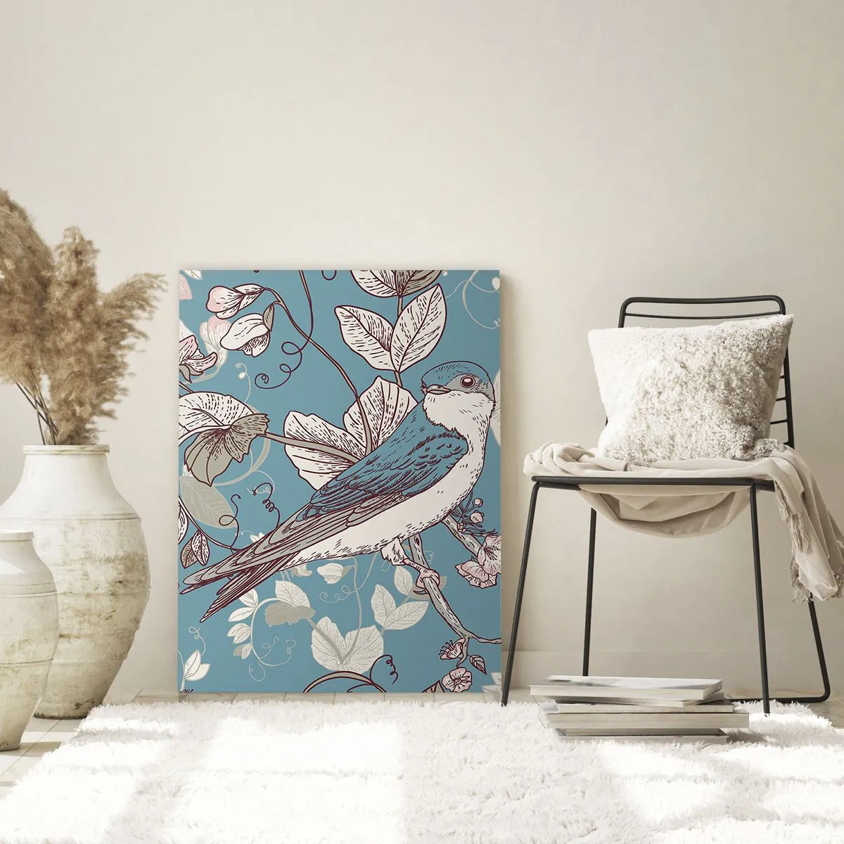 Quadro em vidro - Cantos no choupo-branco - 70x100 cm