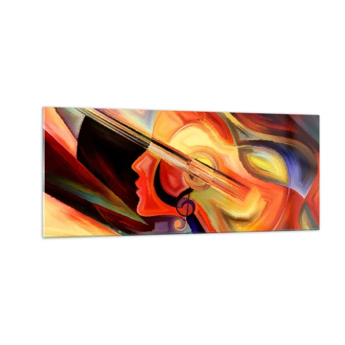 Quadro em vidro - Está tudo bem - 100x40 cm