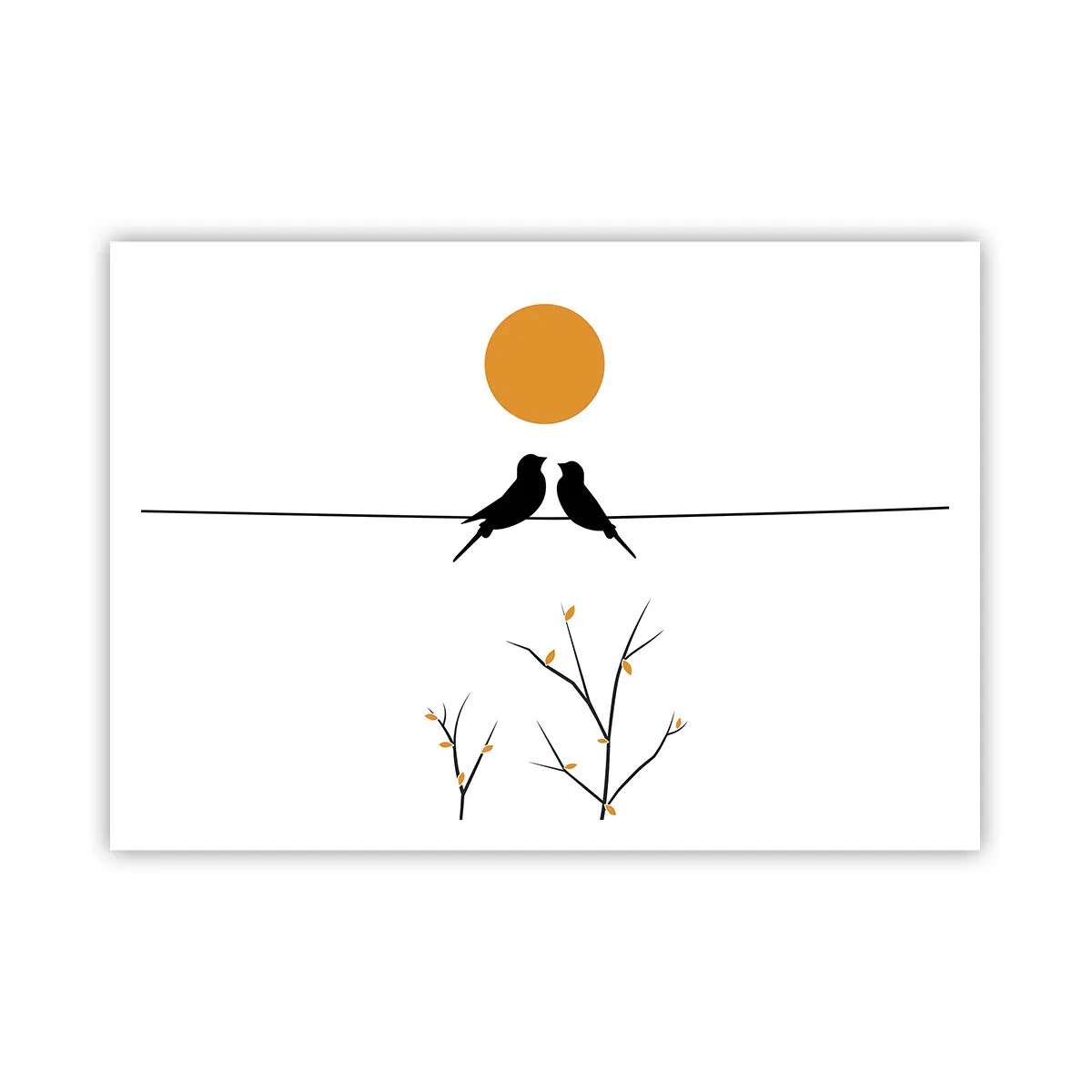 Pôster - A noite dos rouxinóis - 100x70 cm