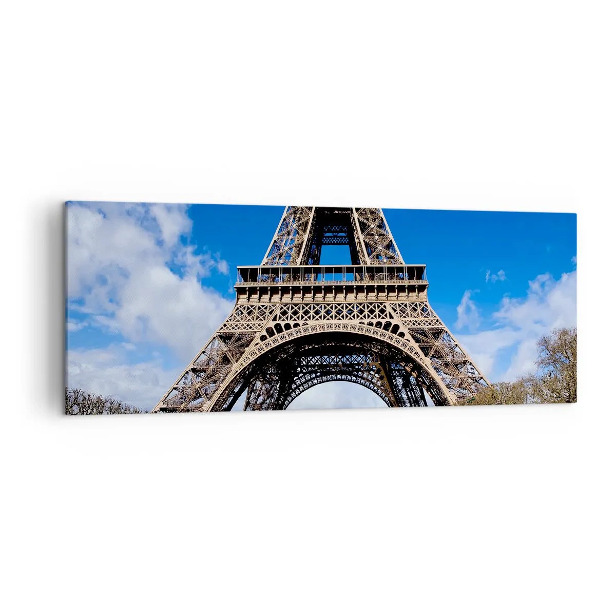 Quadro em tela - Toda Paris aos seus pés - 140x50 cm