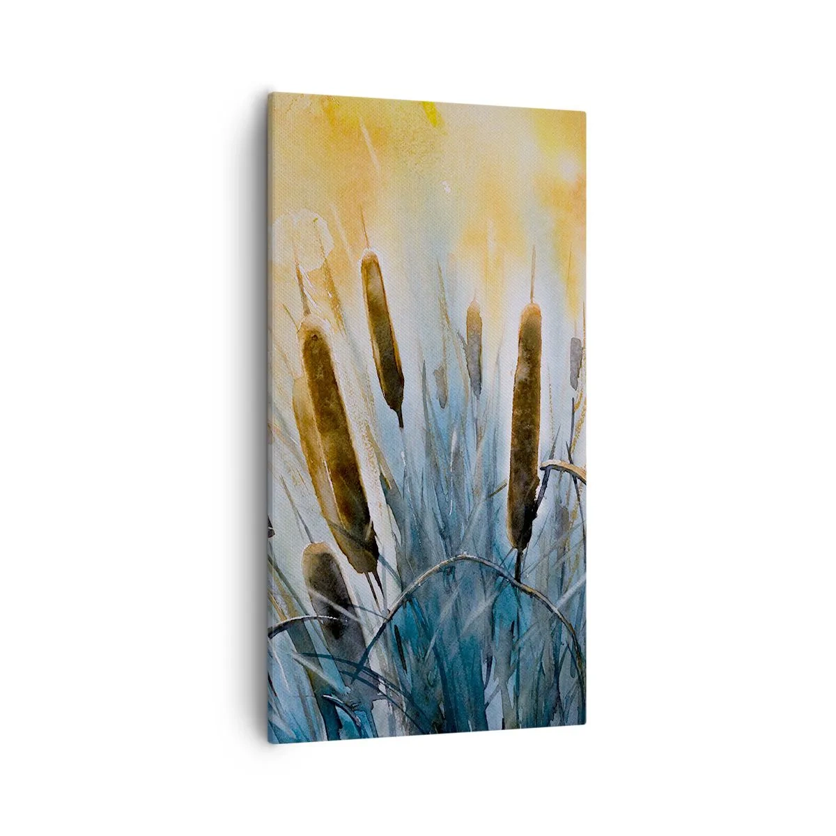 Quadro em tela - O frio da água, o calor do sol - 55x100 cm