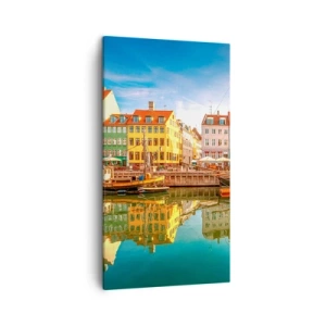 Quadro em tela - Sobre a água tão lisa como um espelho - 45x80 cm