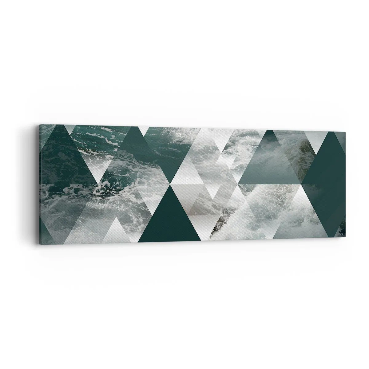 Quadro em tela - Uma perspetiva de cristal - 90x30 cm