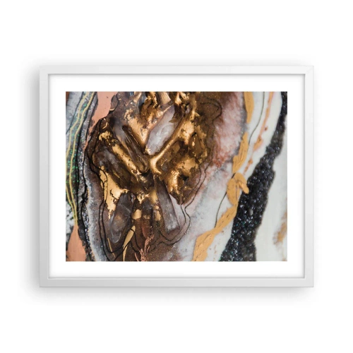 Pôster em moldura branca - O elemento terra - 50x40 cm