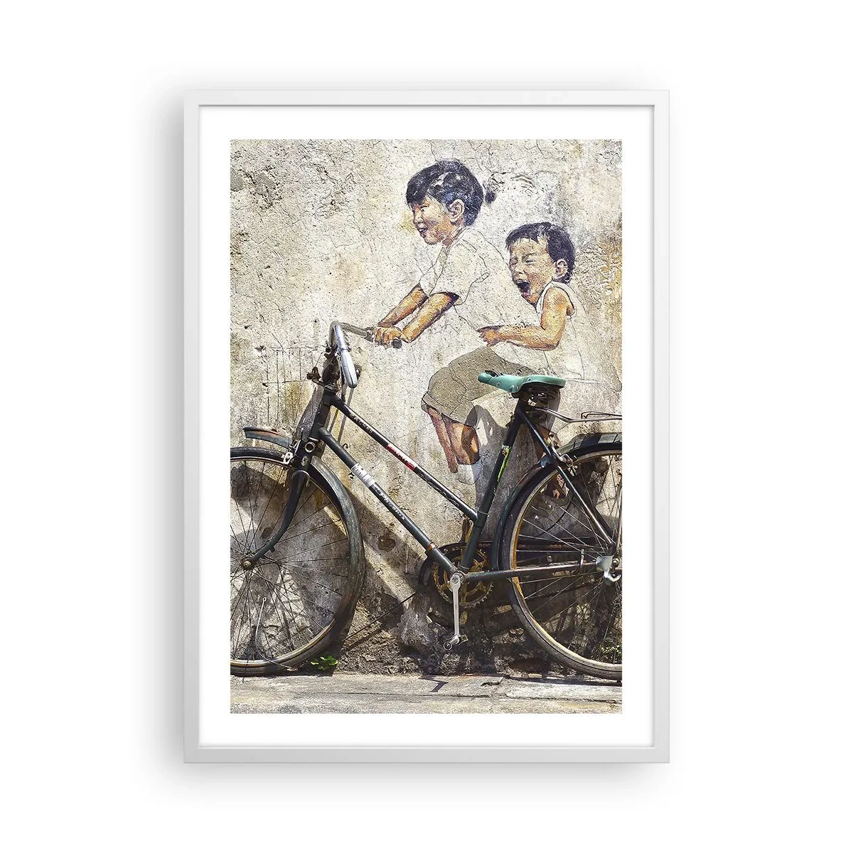 Pôster em moldura branca - Verdadeiro ou falso? - 50x70 cm