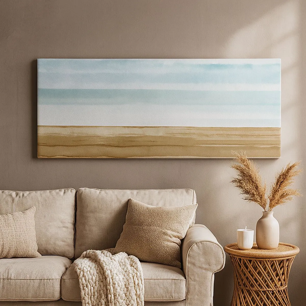 Quadro em tela - Serenidade - 100x40 cm