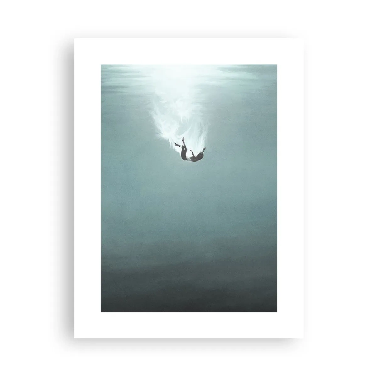 Pôster - Nos braços do oceano - 30x40 cm