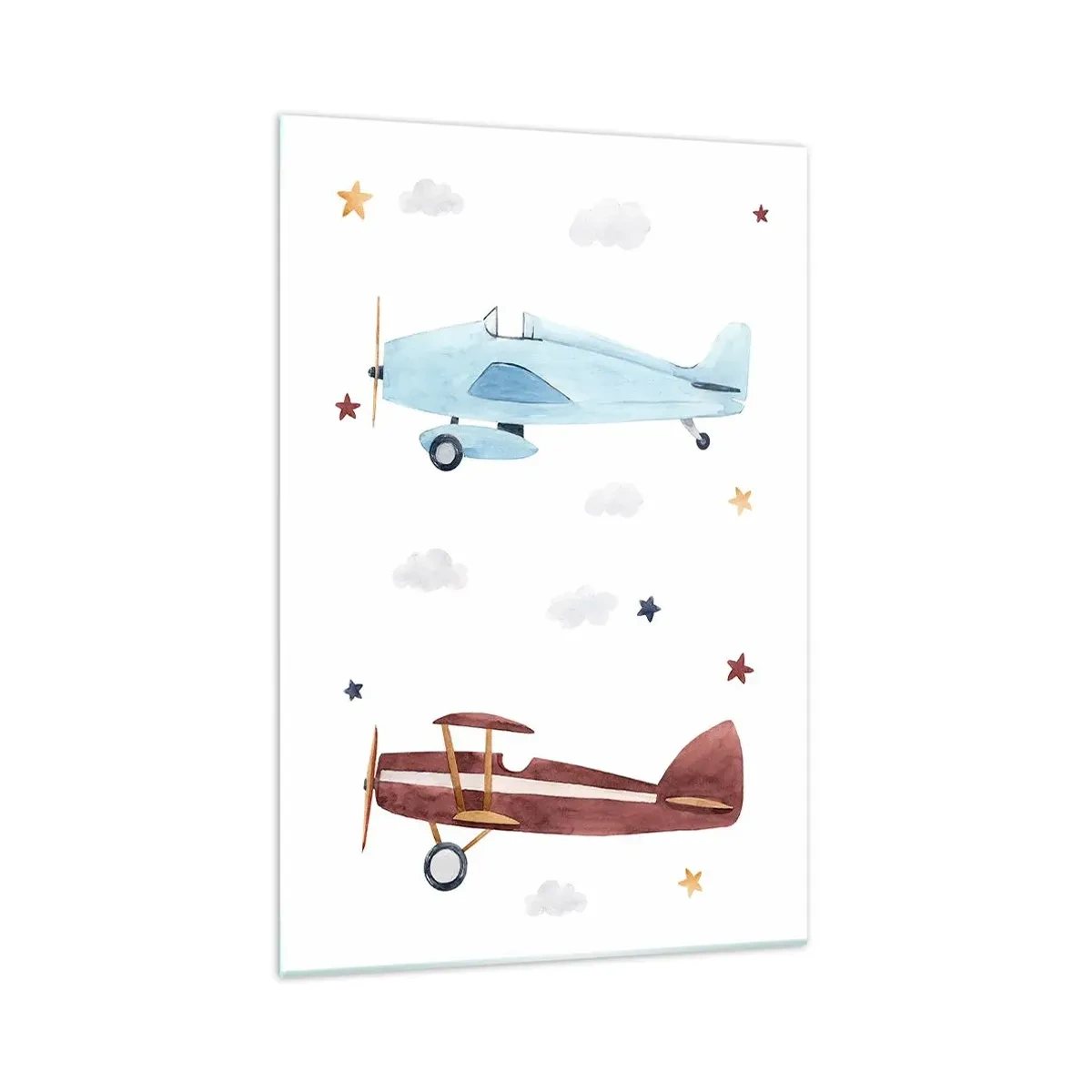 Quadro em vidro - Sr. Piloto, estamos a aguardar! - 70x100 cm