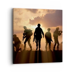 Quadro em tela - Brothers in arms - 40x40 cm