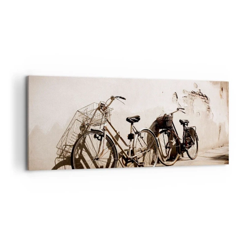 Quadro em tela - Encanto inesquecível do passado - 100x40 cm