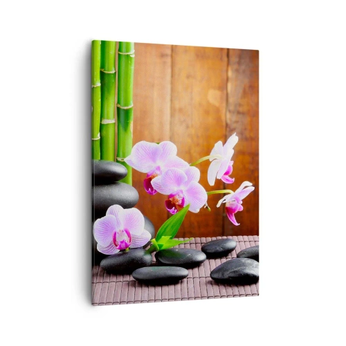 Quadro em tela - Experimente os prazeres do Oriente - 50x70 cm