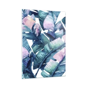 Quadro em vidro - Em um bananeiro - 50x70 cm