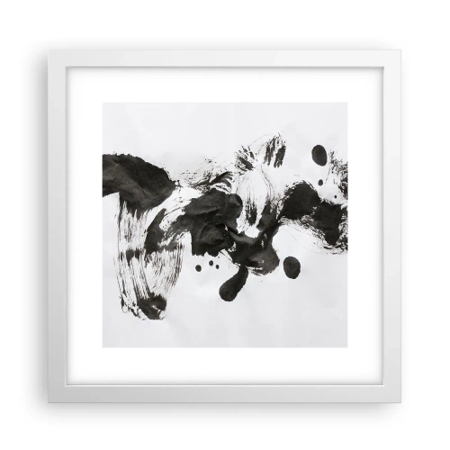 Pôster em moldura branca - Existe um método para a loucura? - 30x30 cm