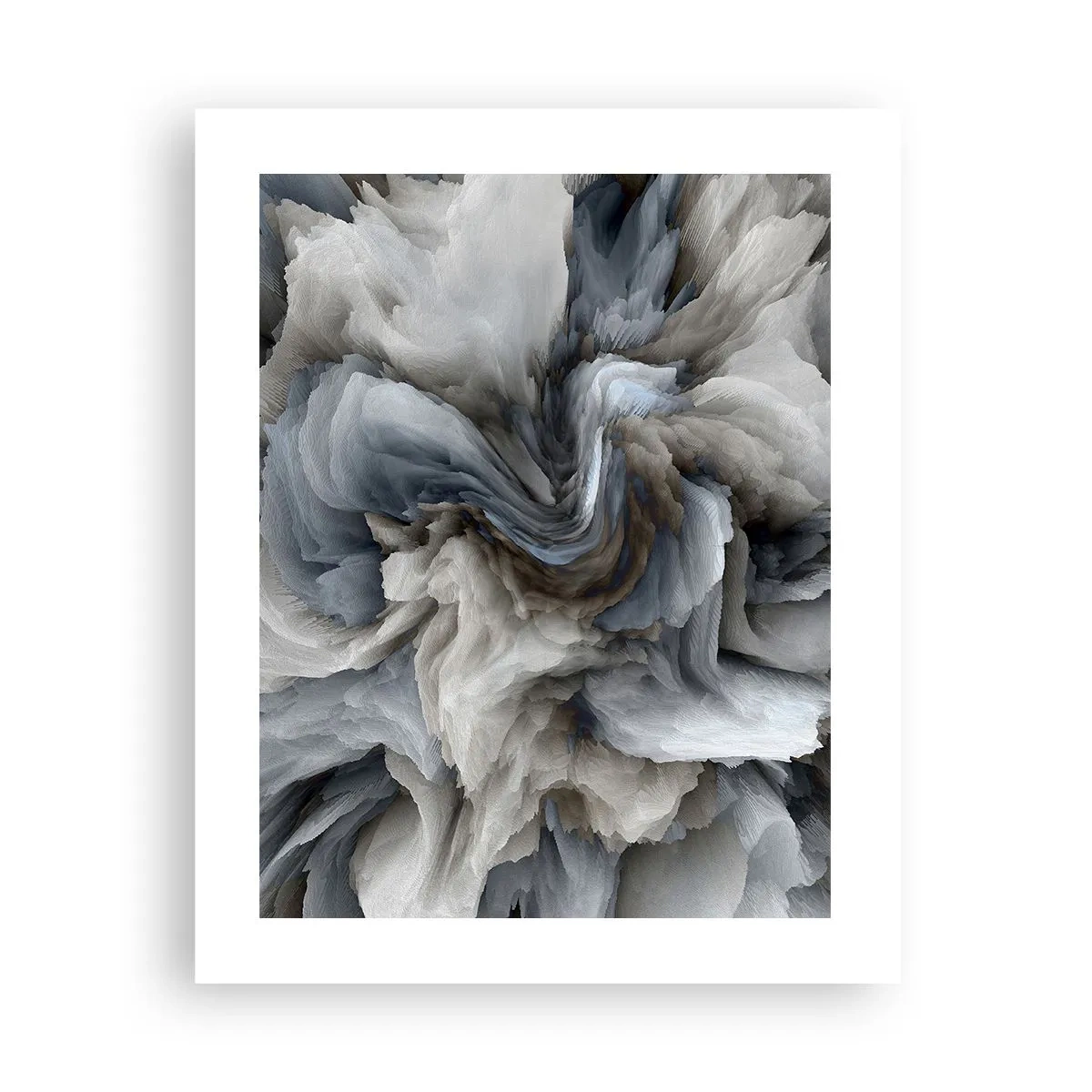 Pôster - Pedra e flor - 40x50 cm