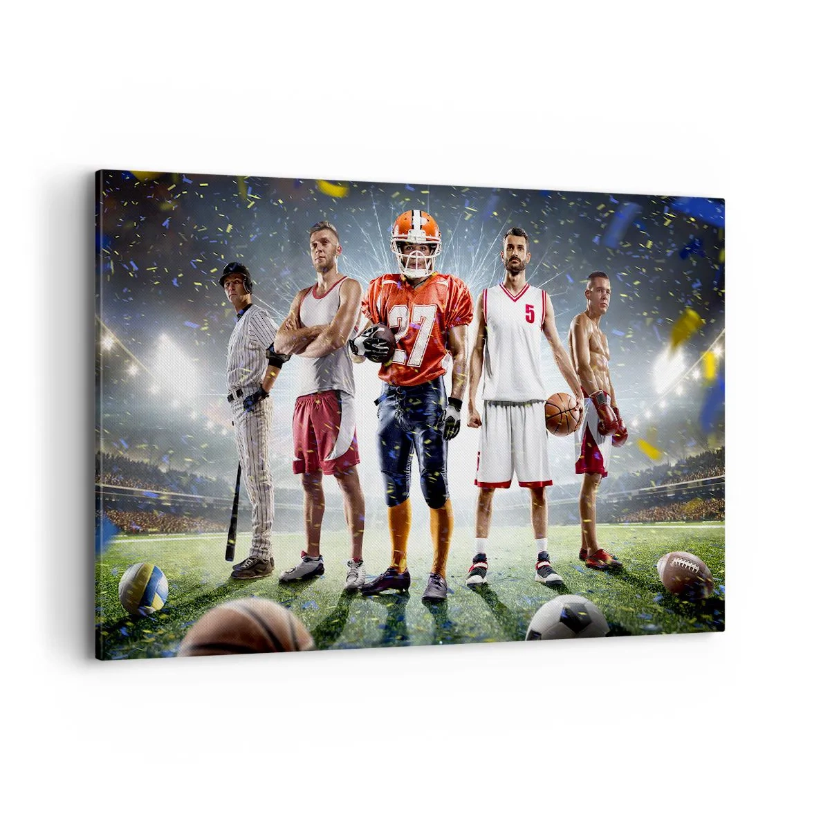 Quadro em tela - Gladiadores dos campos - 120x80 cm