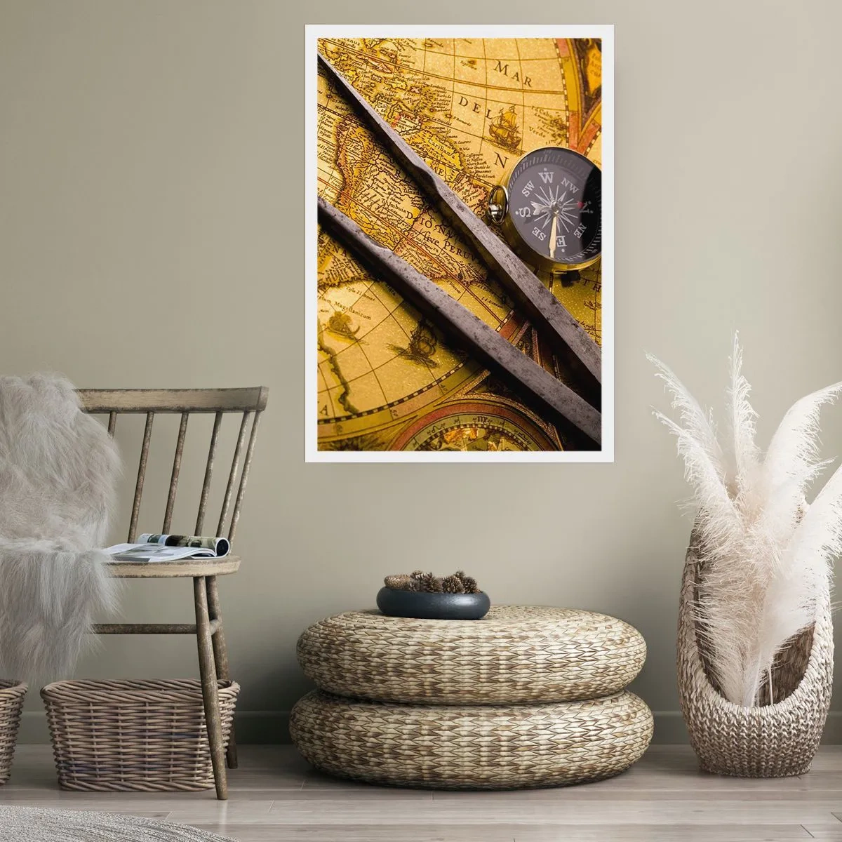 Pôster - Onde estão esses tesouros? - 40x50 cm