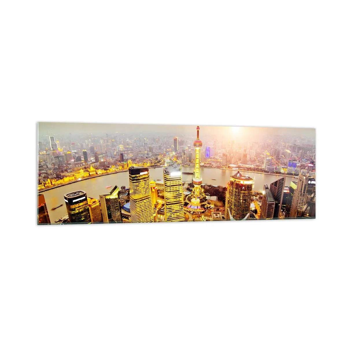 Quadro em vidro - Sonho asiático - 160x50 cm