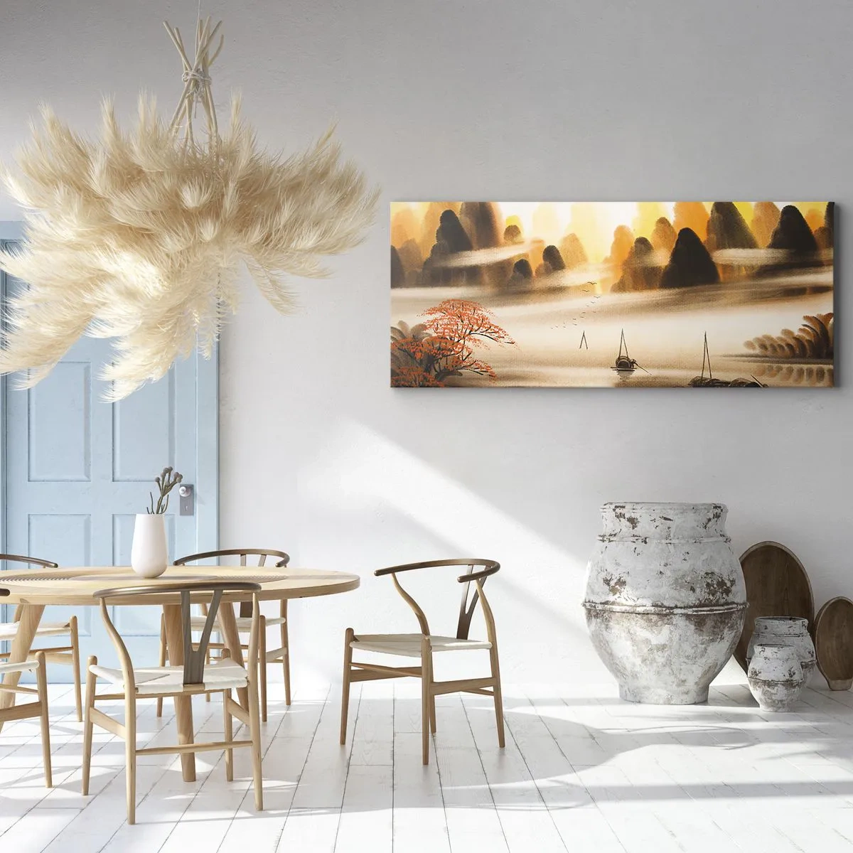 Quadro em tela - Além do Extremo Oriente - 100x40 cm