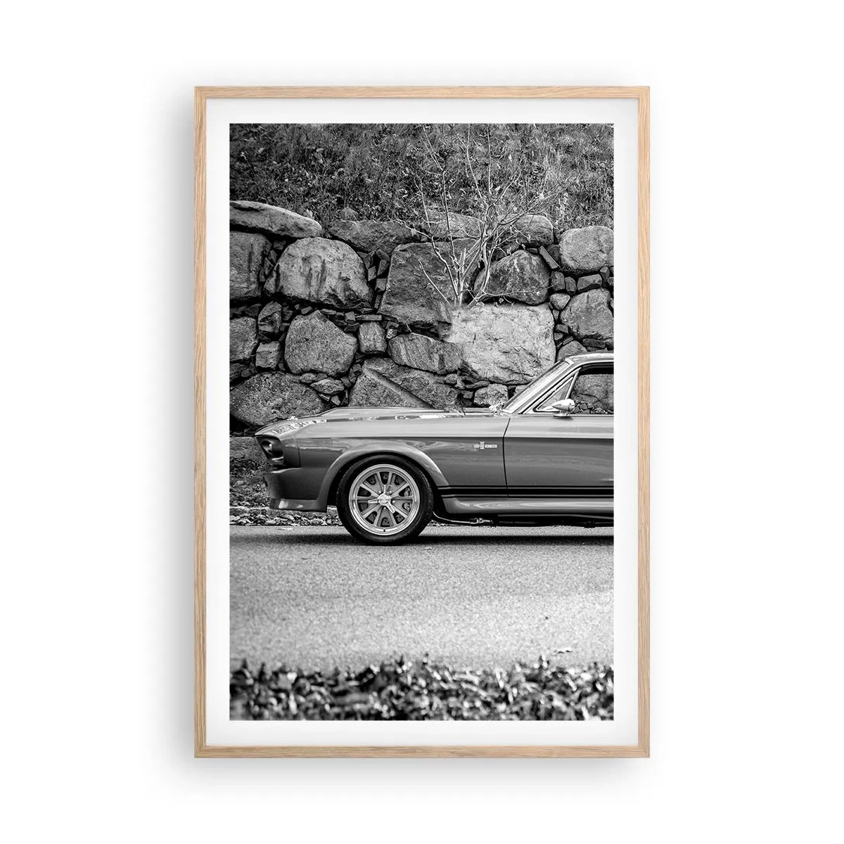 Pôster com moldura de carvalho claro - Lenda dos anos 60 - 61x91 cm