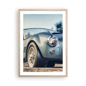 Pôster com moldura de carvalho claro - Porque o estilo conta - 50x70 cm