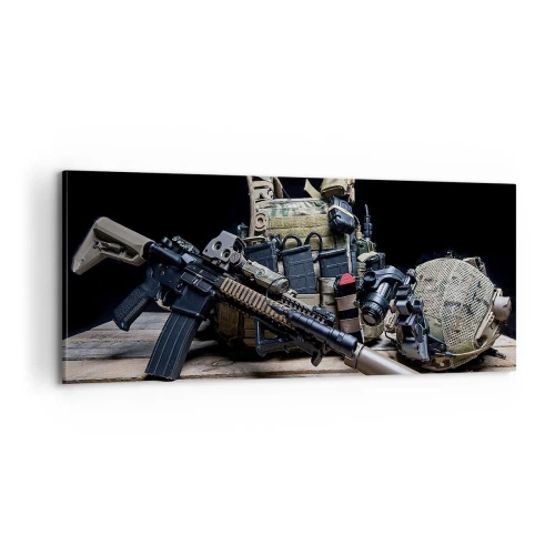 Quadro em tela - Descanse! - 100x40 cm