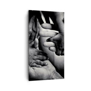 Quadro em tela - Ser humano - 45x80 cm