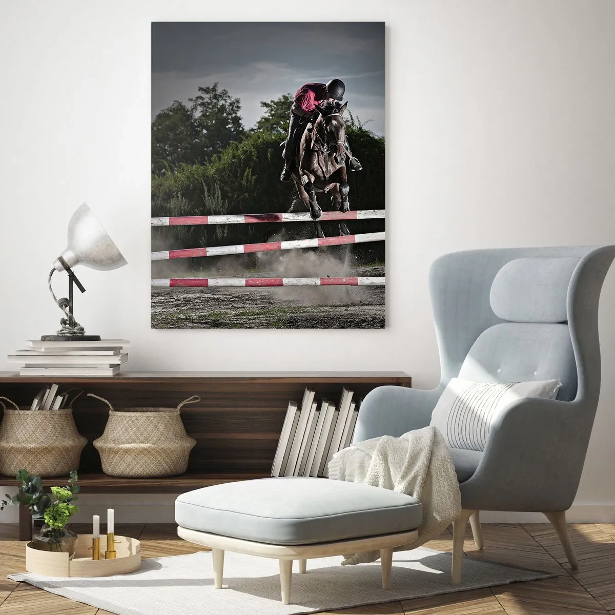 Quadro em vidro - Juntos pela vitória - 50x70 cm