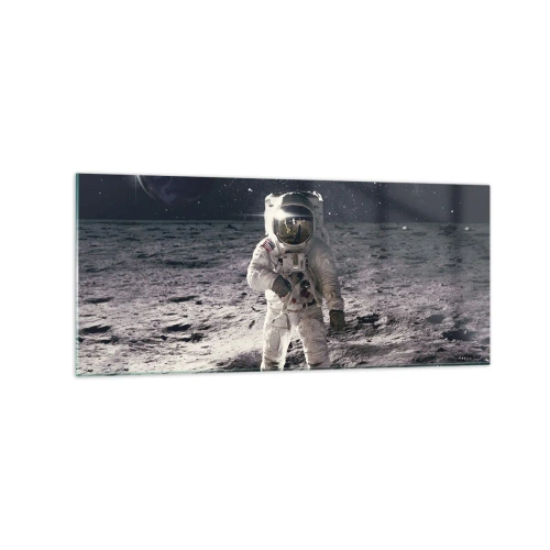 Quadro em vidro - Saudações da Lua - 120x50 cm