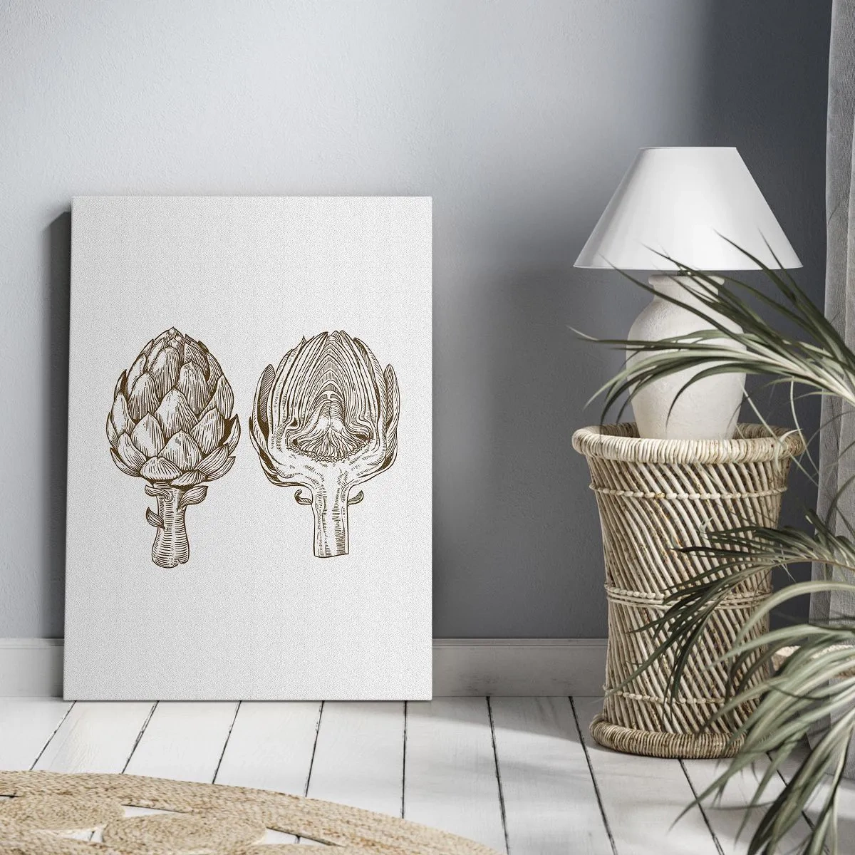 Quadro em tela - Aula de anatomia - 70x100 cm