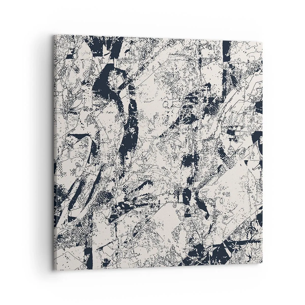 Quadro em tela - Interpenetração de opostos - 50x50 cm