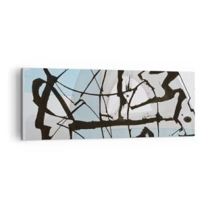 Quadro em tela - Azul mesmo assim - 140x50 cm