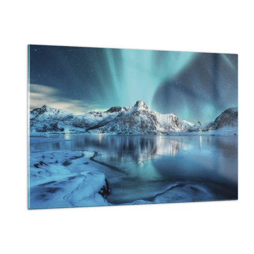Quadro em vidro - Noite de Luz - 120x80 cm