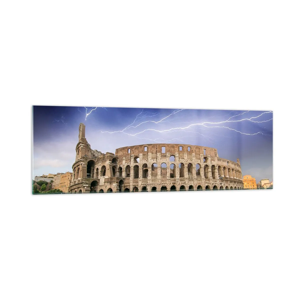 Quadro em vidro - Arena de combate - 160x50 cm
