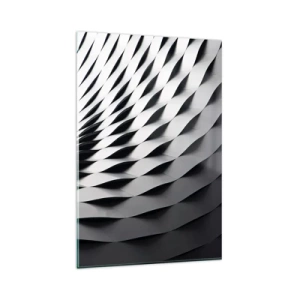 Quadro em vidro - Na superfície das ondas - 80x120 cm