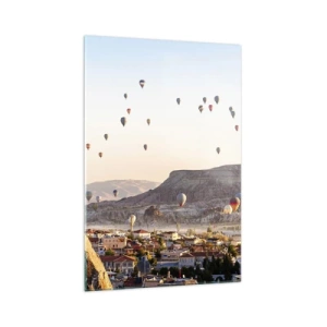 Quadro em vidro - Como navios no céu - 70x100 cm