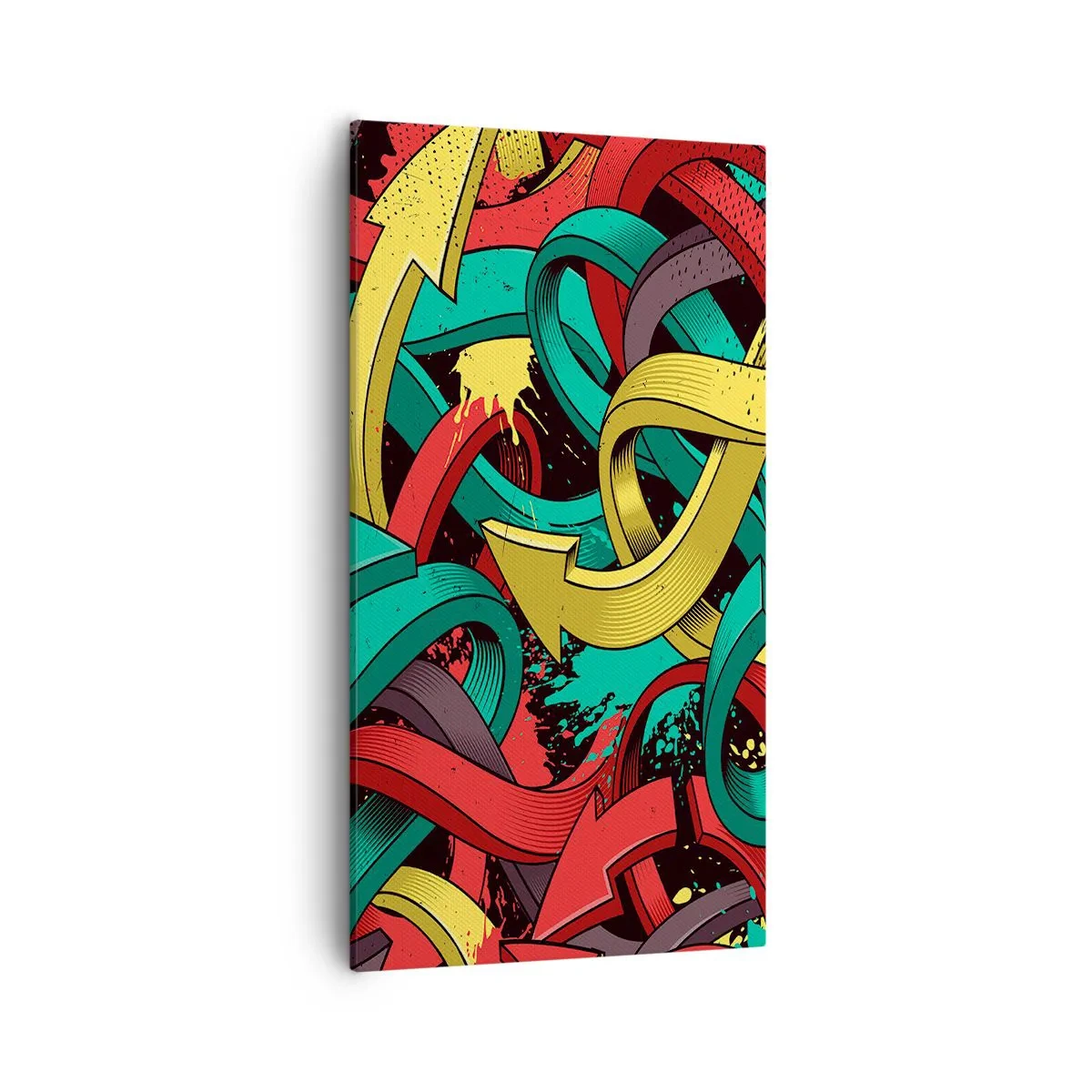 Quadro em tela - Qual o caminho para o destino? - 55x100 cm