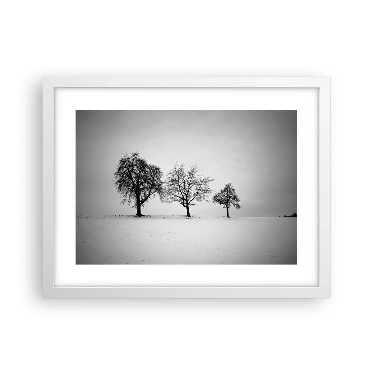 Pôster em moldura branca - Com que sonham elas? - 40x30 cm