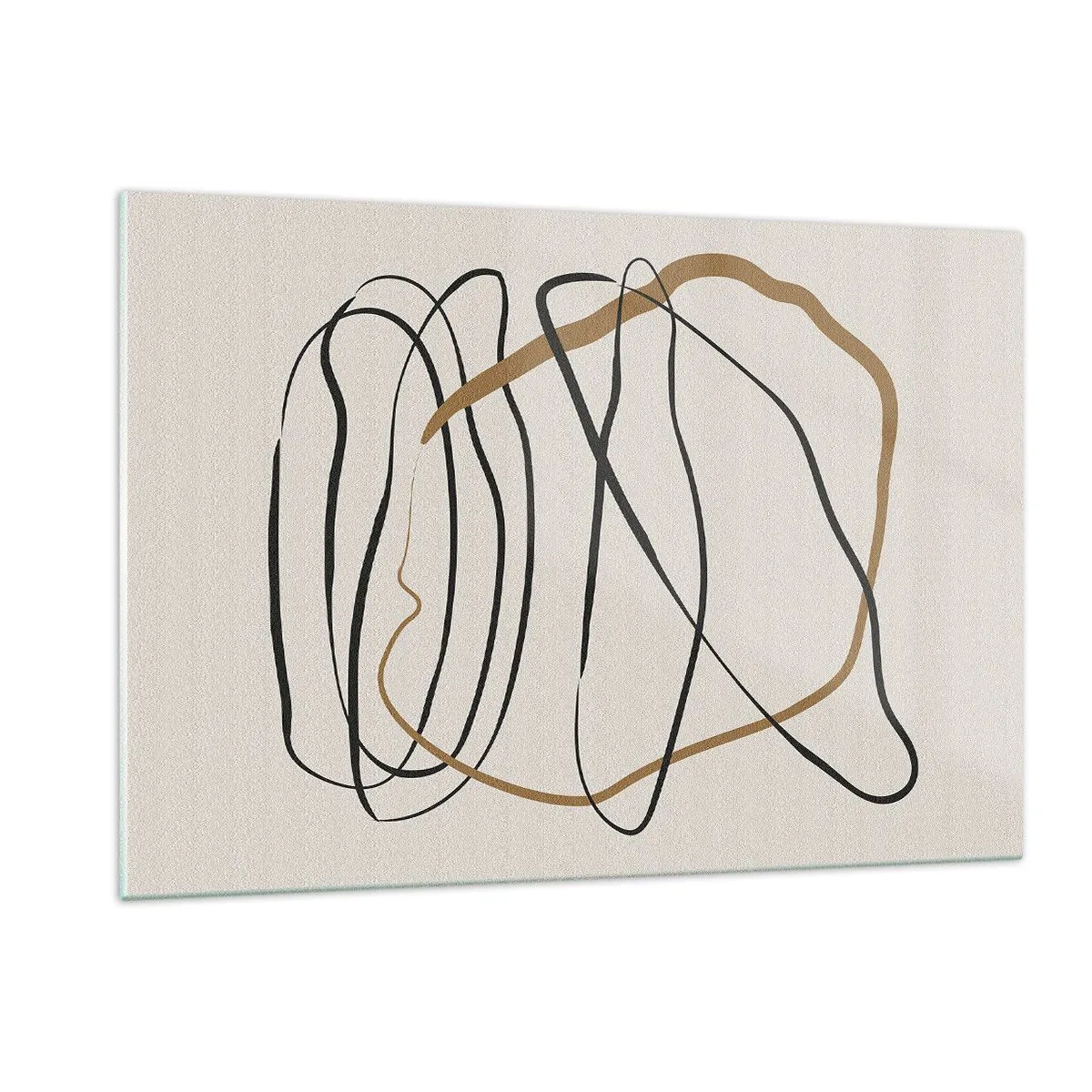 Quadro em vidro - Composição – dança em loop - 120x80 cm