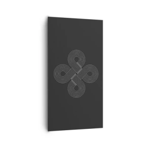 Quadro em tela - No espírito celta - 65x120 cm