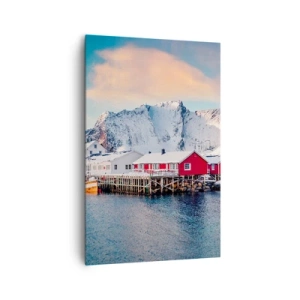 Quadro em tela - Refpugio do Norte - 80x120 cm