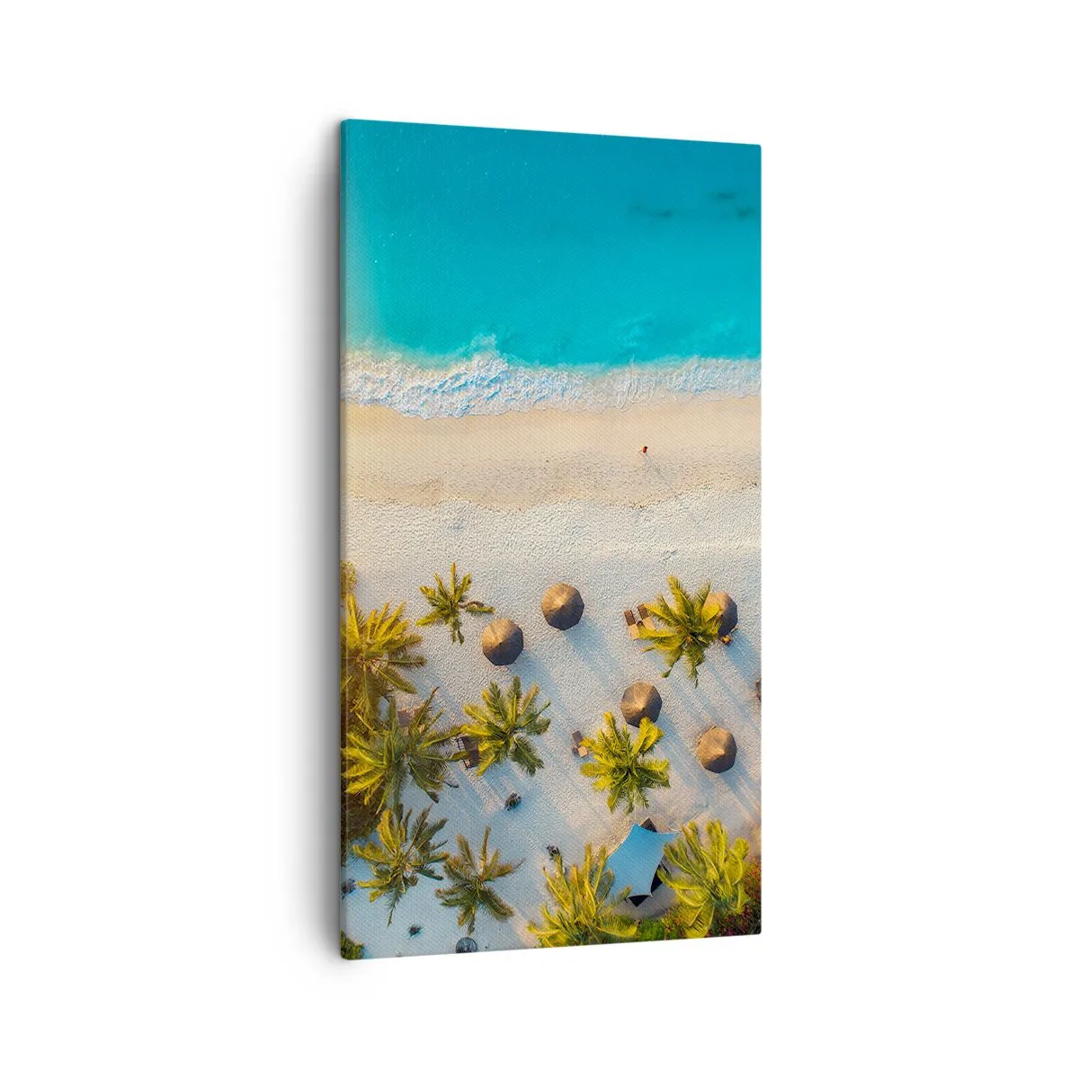 Quadro em tela - Bem vindo ao Paraíso - 45x80 cm